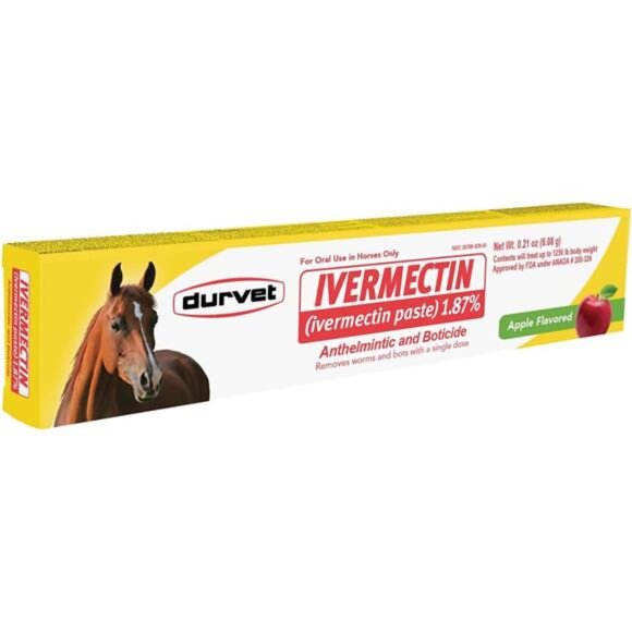 Ivermectin Paste Dewormer - 6.08g dose @ 1.87%-Apple flavored - Picture 1 of 4